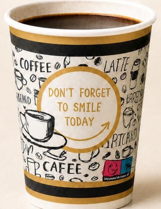 Gotë letre 7 oz, "Coffee"